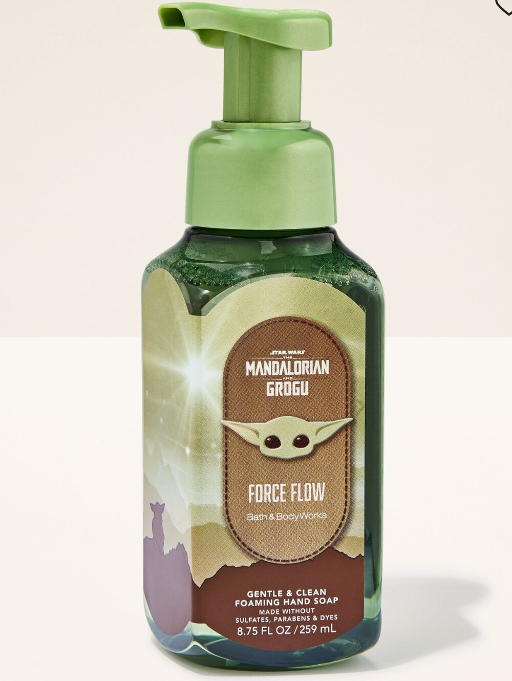 Bath & Body Works Mandalorian Grogu Force Flow Gentle Foaming Hand Soap 8oz NEW